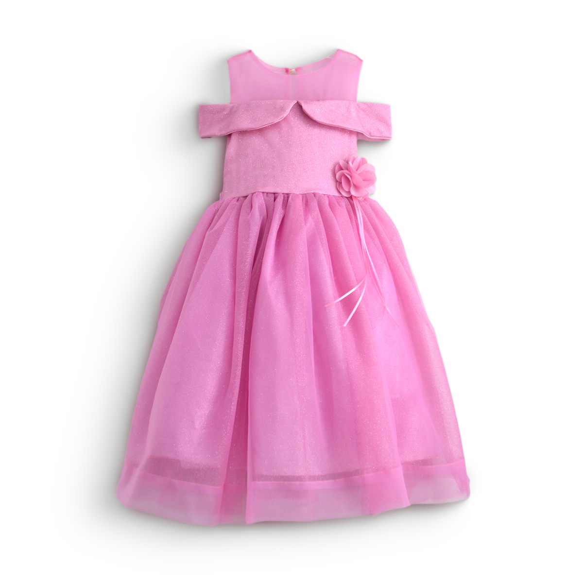 Ves de Gala con tul con brillos elegante | VENI0201 | tallas xch-ch-m-gr-xg