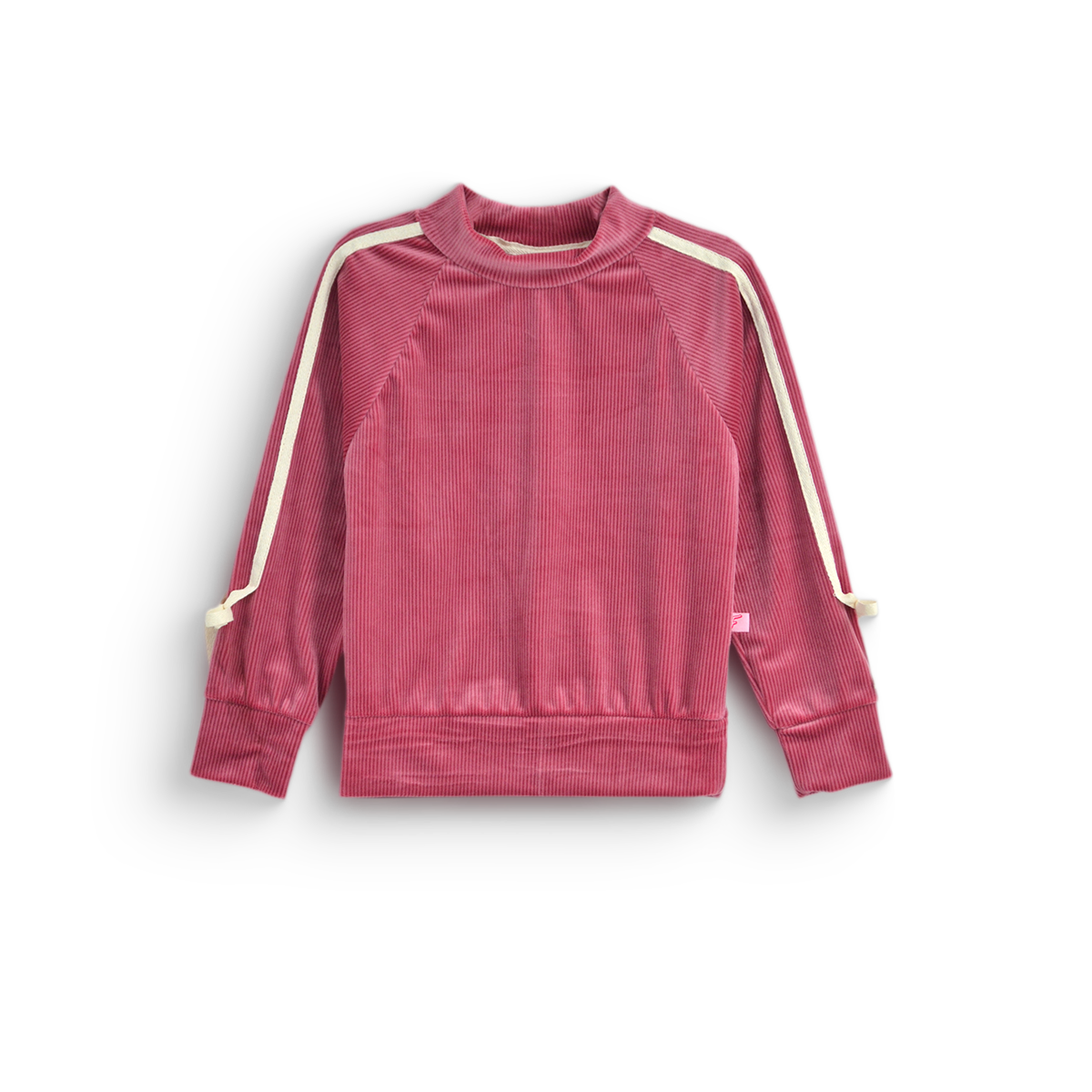 Conjunto aterciopelado con franjas a rayas CONI0041 Niña