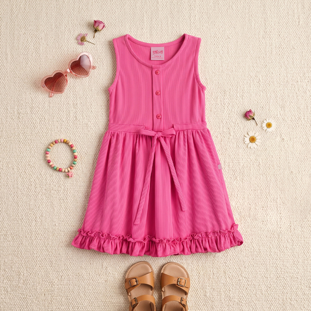 Vestido con botones • 1 a 3 años • Natali 11