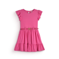 Vestido con cinturón y olanes • tallas ch-m-g • Natali 5