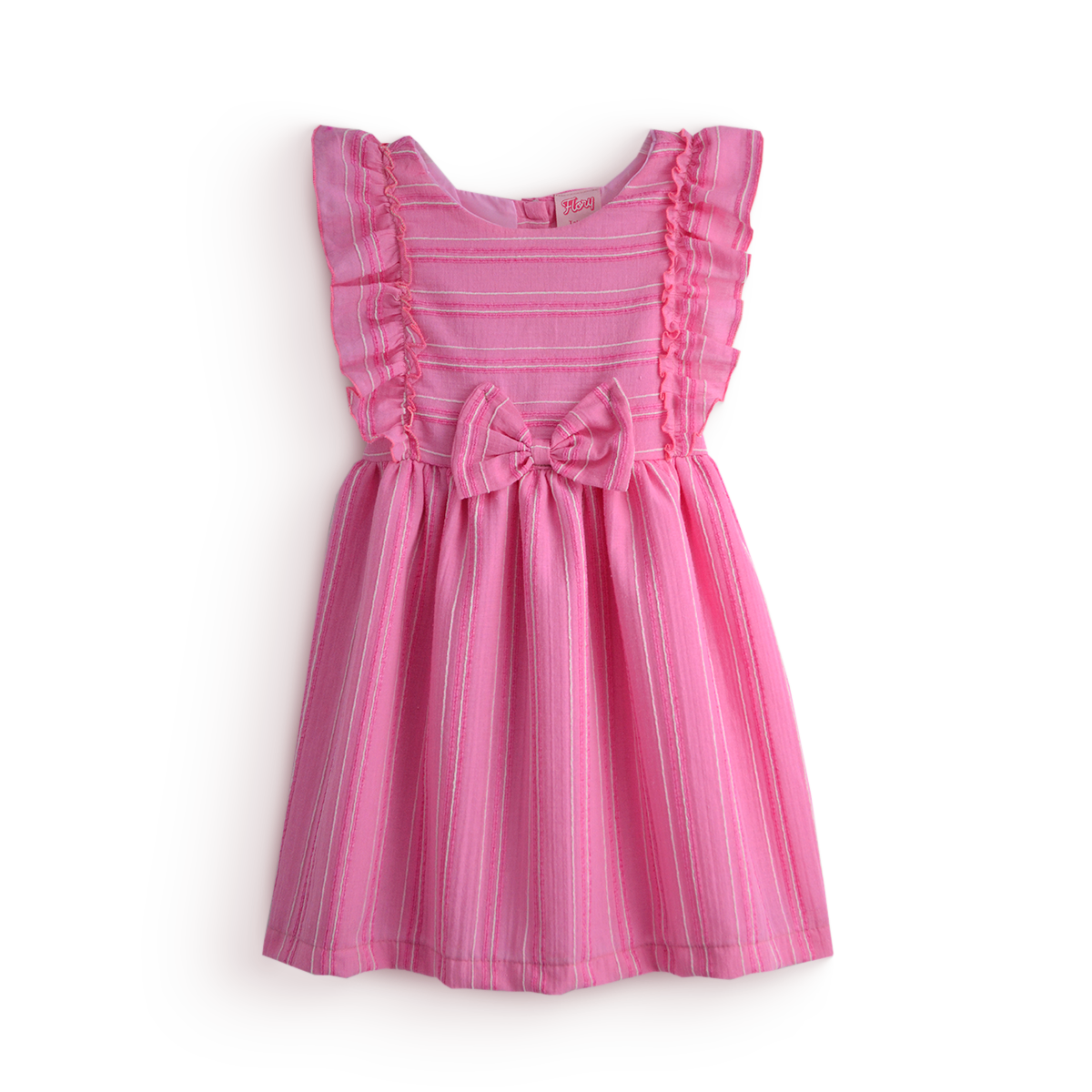 Vestido con olanes en hombros • MALENA 1 •  tallas 1-2-3 • VEBB0146