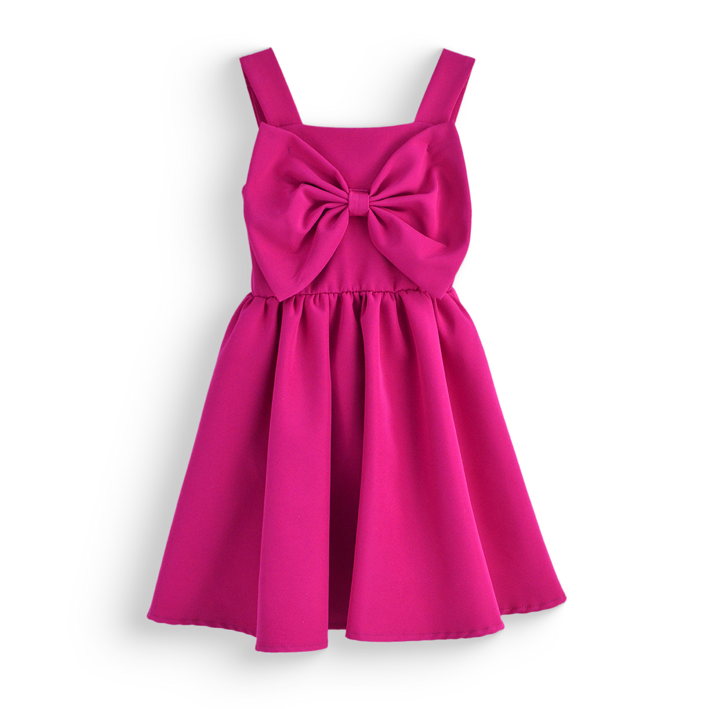 Vestido circular con moño •  tallas 1-2-3 • BARBIE 15  • VEBB0096