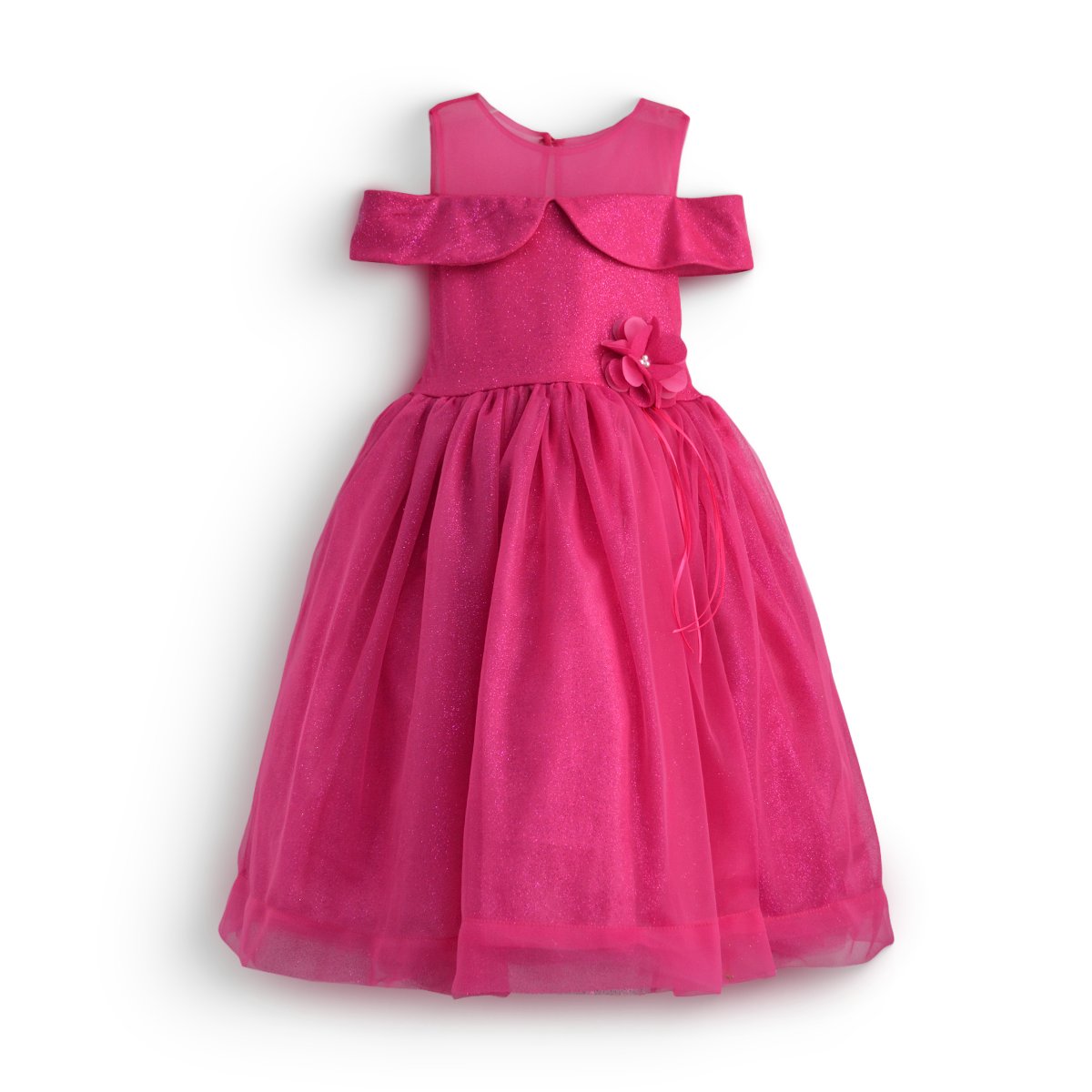 Ves de Gala con tul con brillos elegante | VENI0201 | tallas xch-ch-m-gr-xg