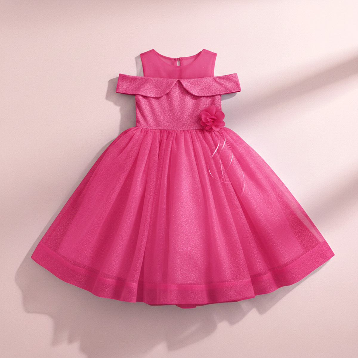 Vestido de Gala con tul sparkle • VALERIA 4 •  tallas xch-ch-m-gr-xg • VENI0201