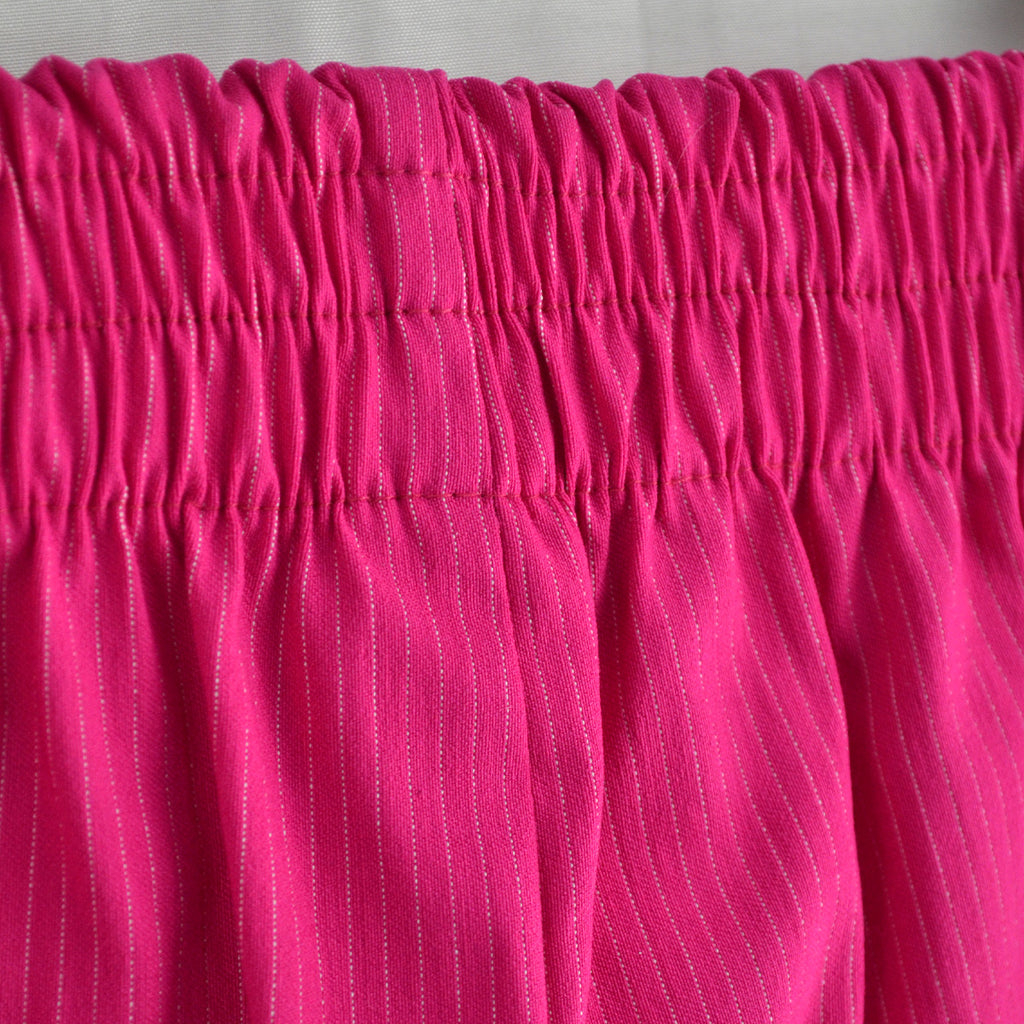 Conjunto de chaleco con botones y short a rayas • 4 a 12 años • Adriana 1