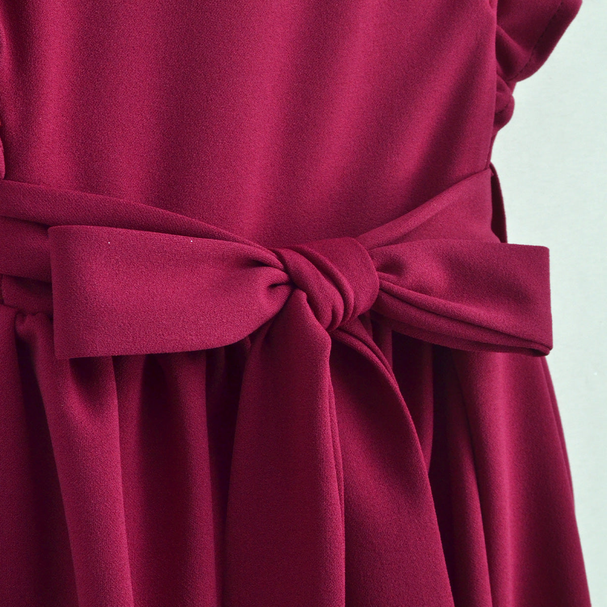 Vestido con olanes y moño en cintura | VENI0204 | tallas ch-m-gr-xg