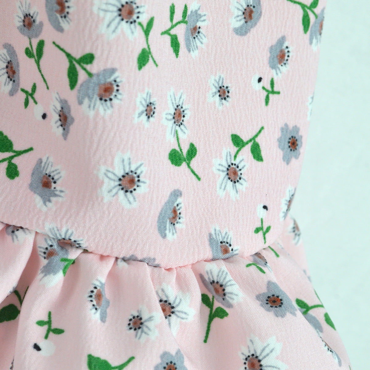 Vestido Floreado con moño • LUCY 7 • tallas ch-m-gr • VENI0217