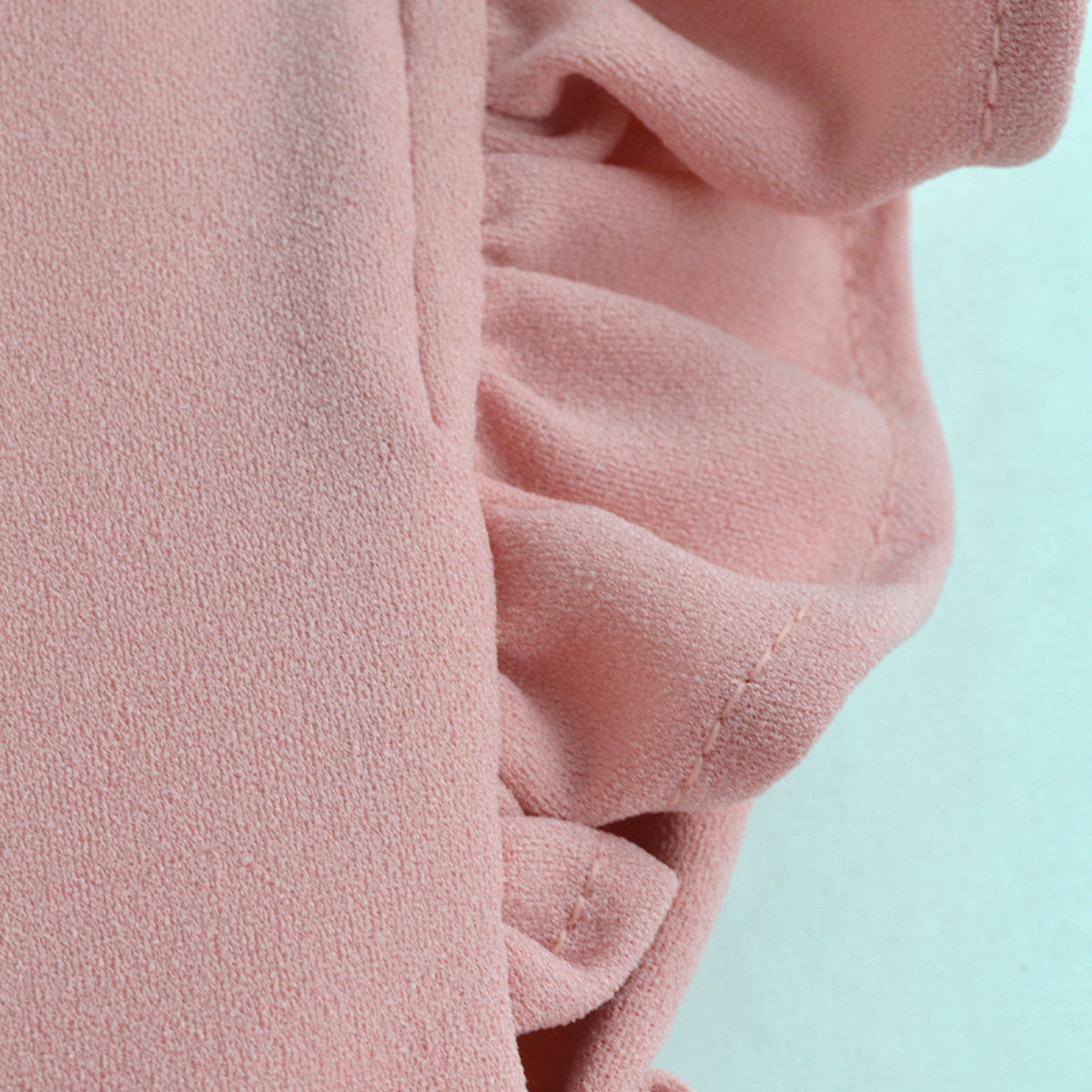 Vestido con olanes y moño en cintura | VENI0204 | tallas ch-m-gr-xg