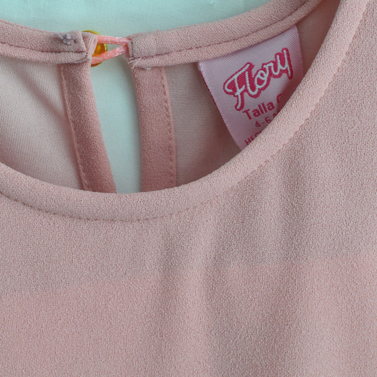 Vestido con olanes y moño en cintura | VENI0204 | tallas ch-m-gr-xg