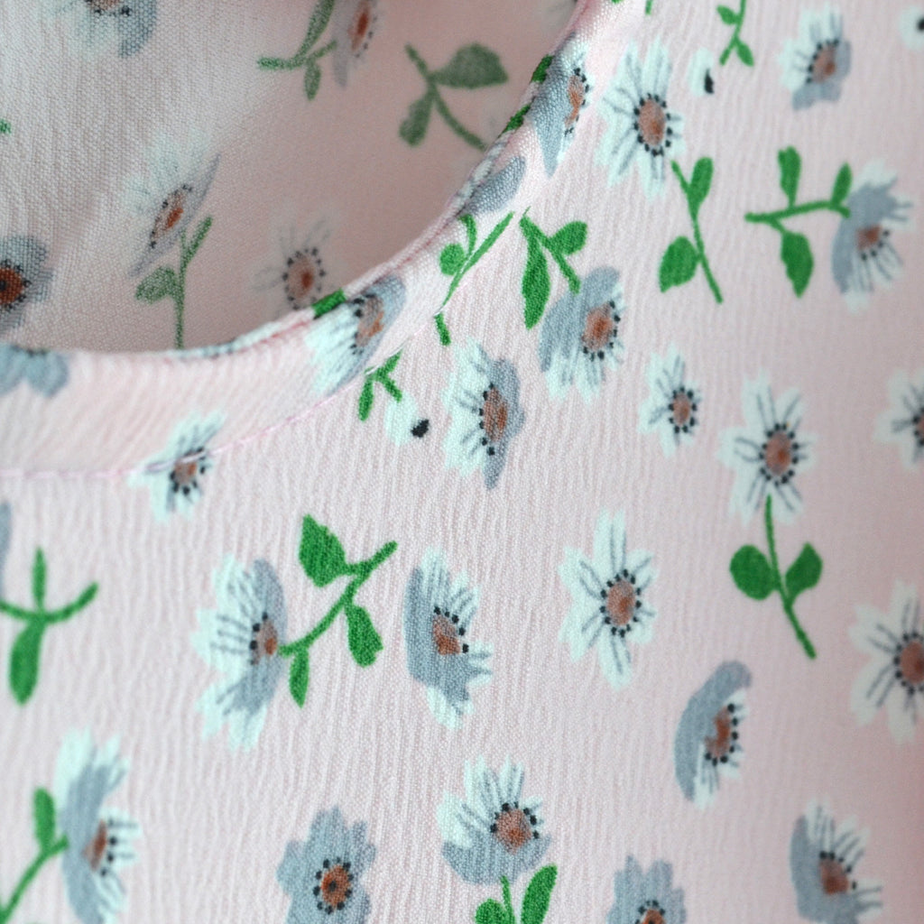 Vestido Floreado con moño • LUCY 7 • tallas ch-m-gr • VENI0217
