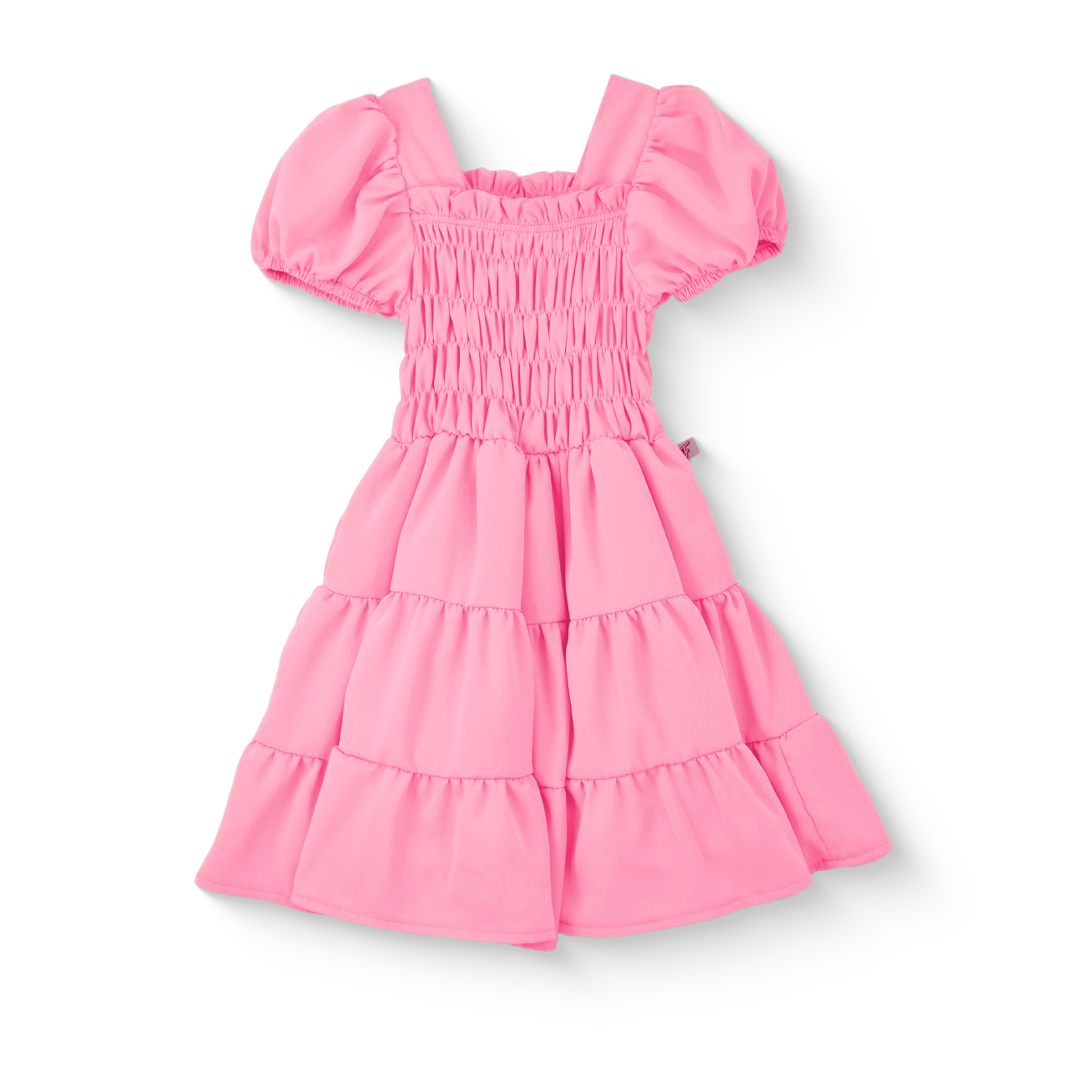 Vestido con manga abullonada Niña VENI0172 Flory