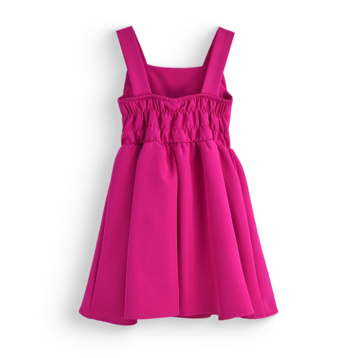 Vestido infantil elegante con falda circular y moño | VENI0152 | tallas ch-m-gr