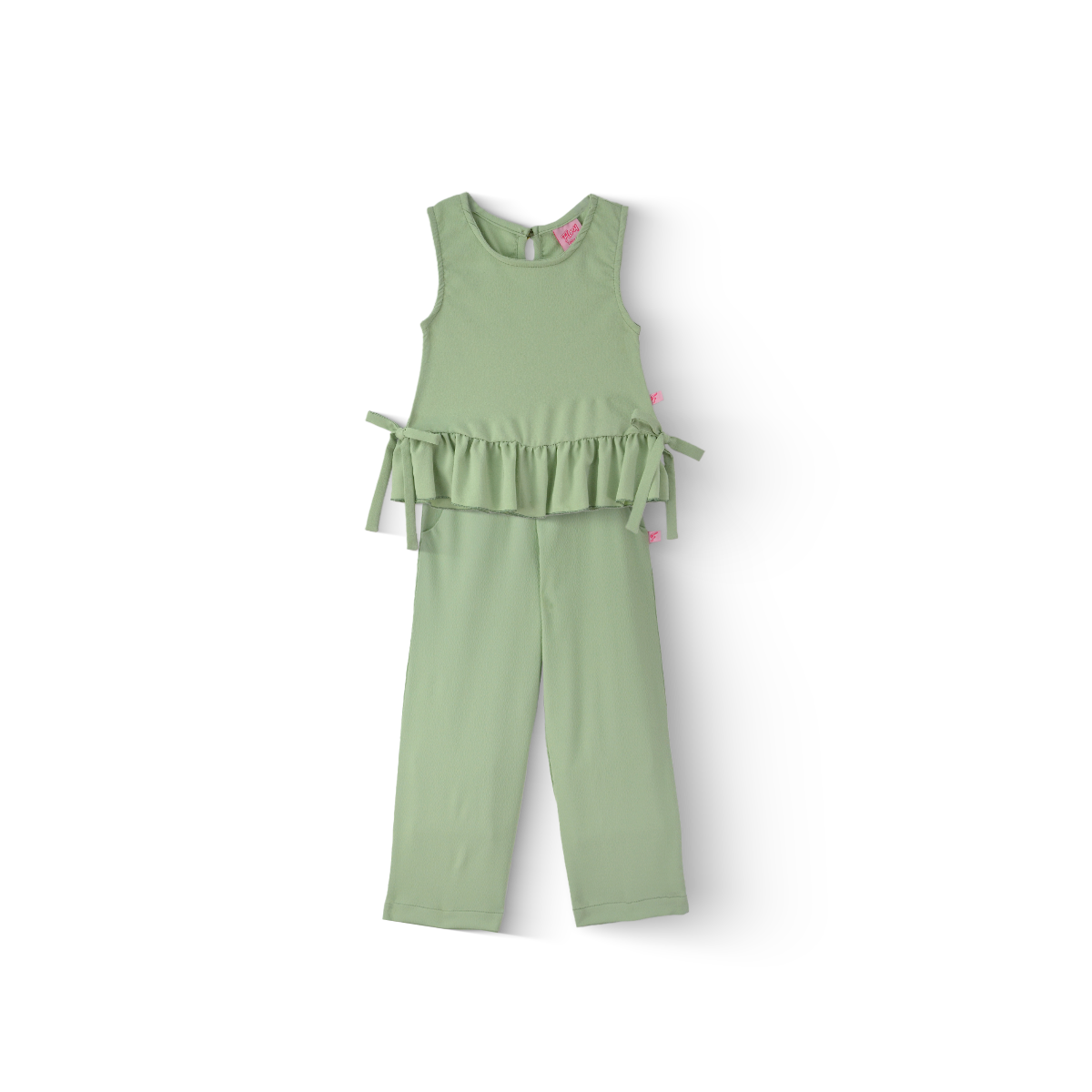 Conjunto de blusa con moños y pantalón Nila Flory CONI0033