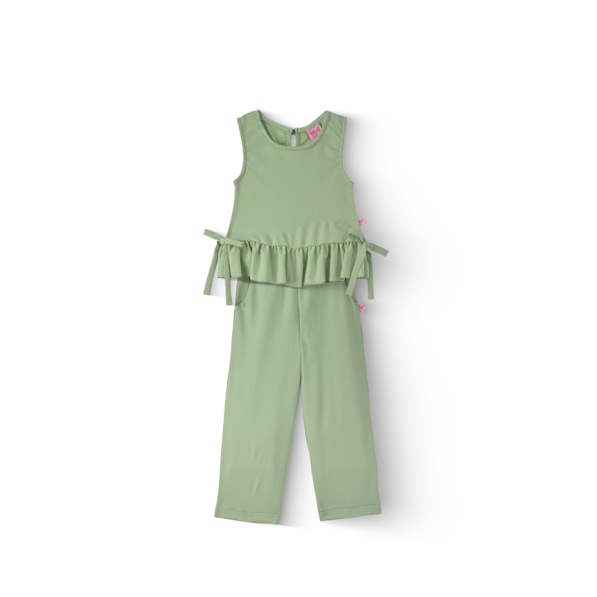 Conjunto de blusa con moños y pantalón Nila Flory CONI0033