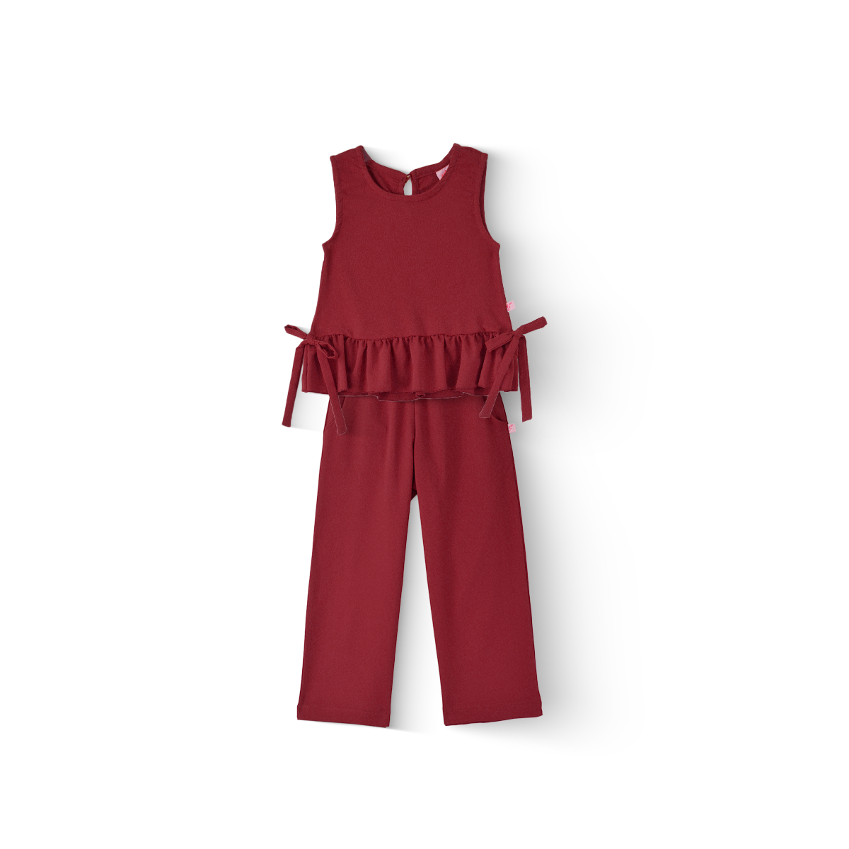 Conjunto de blusa con moños y pantalón Nila Flory CONI0033
