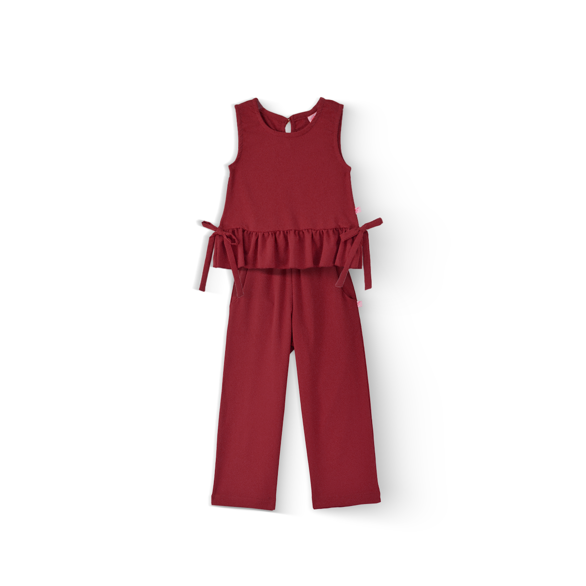 Conjunto de blusa con moños y pantalón Nila Flory CONI0033