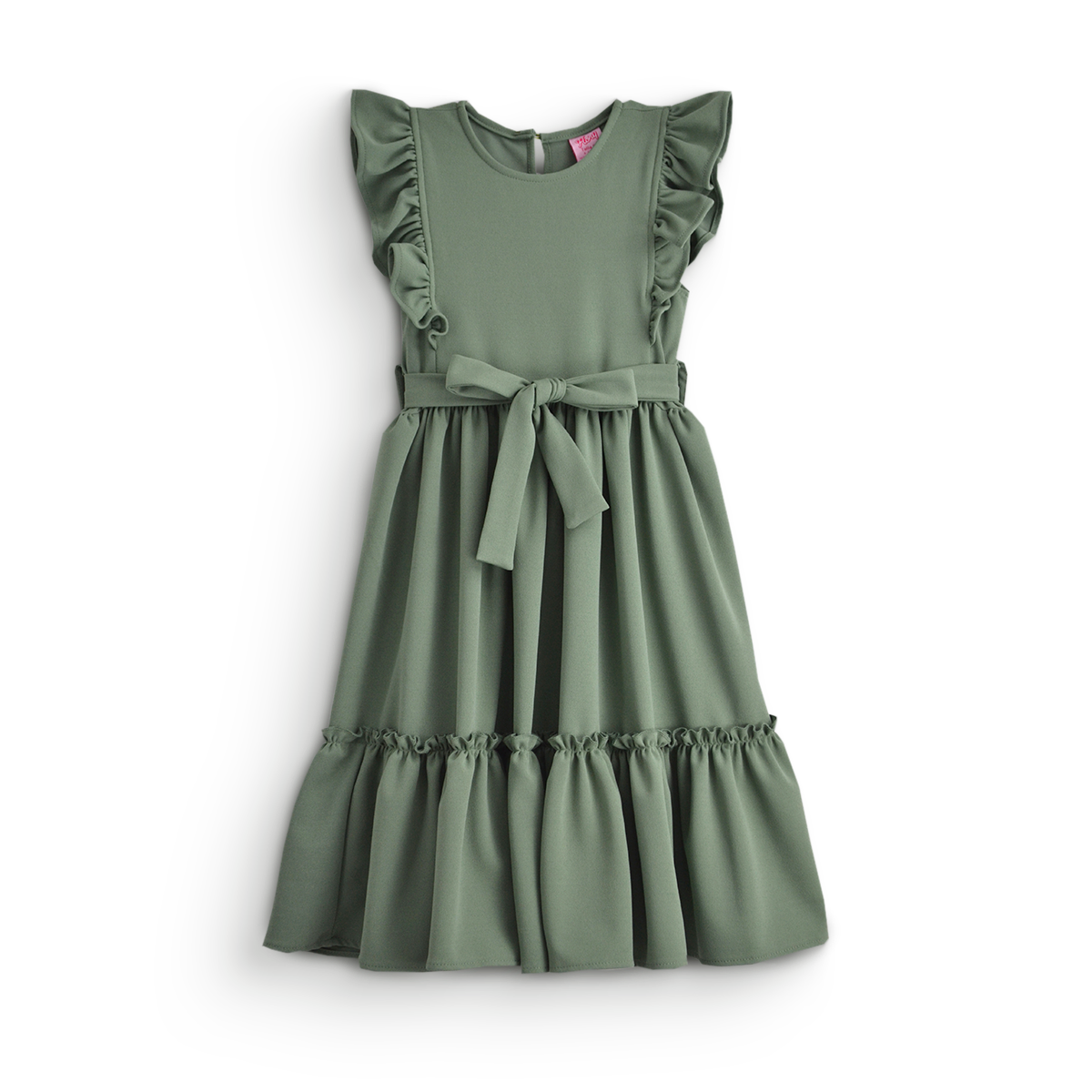 Vestido largo con moño • 4 a 12 años • Ariana 9