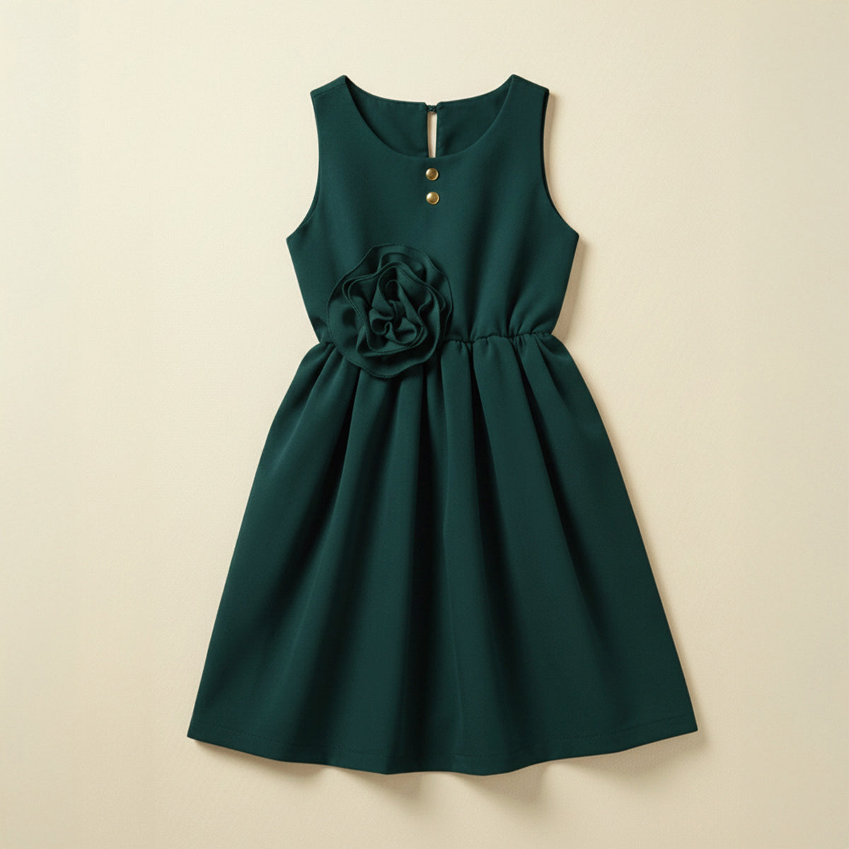 Vestido con moño y botones • BARBIE 13 • tallas ch-m-gr • VENI0181