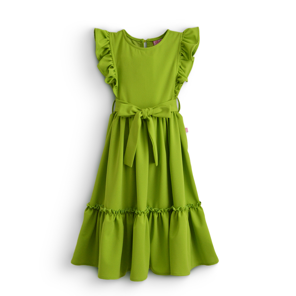 Vestido largo con moño • ARIANA 9 •  tallas ch-m-gr-xg • VENI0204
