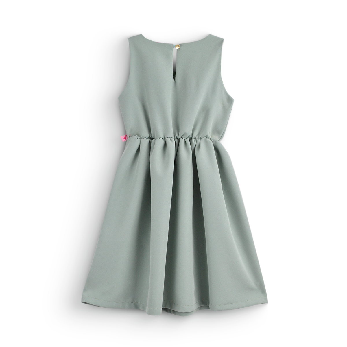 Vestido con moño y botones • BARBIE 13 •  tallas 1-2-3 • VEBB0123