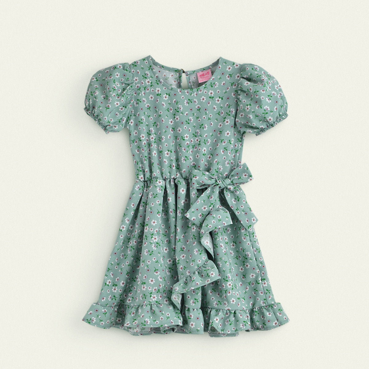 Vestido Floreado con moño • LUCY 7 • tallas ch-m-gr • VENI0217