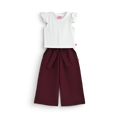 Conjunto con pantalón ancho con blusa blanca • 4 a 12 años • Barbie 5