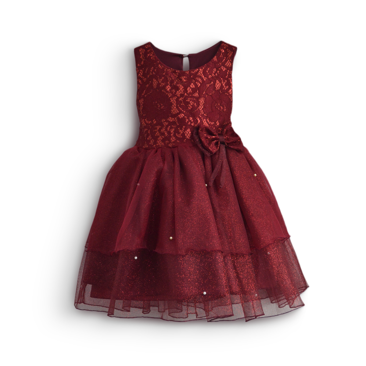 Vestido crochet con perlas  •  ANAHI 3  •   tallas xch-ch-m-gr-xg  • VENI0194