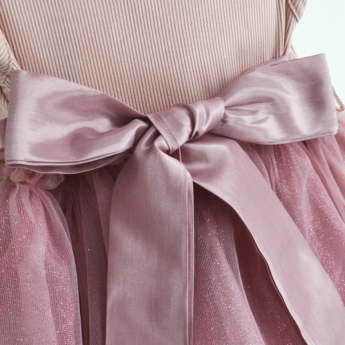 Vestido de fiesta con falda de tul glitter | VEBB0141 | tallas 1-2-3