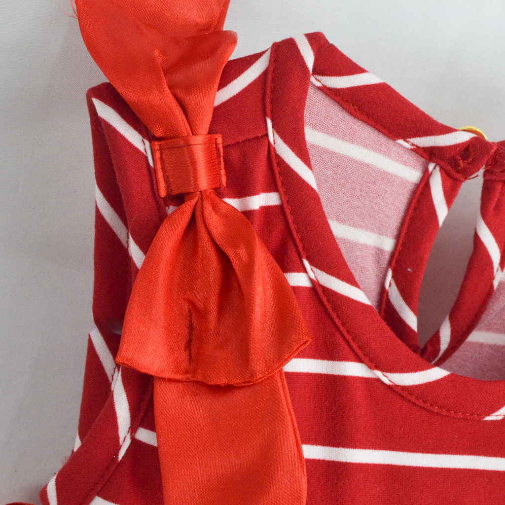 Vestido rayado con tul • NATALI 20 •  tallas 1-2-3 • VEBB0141B