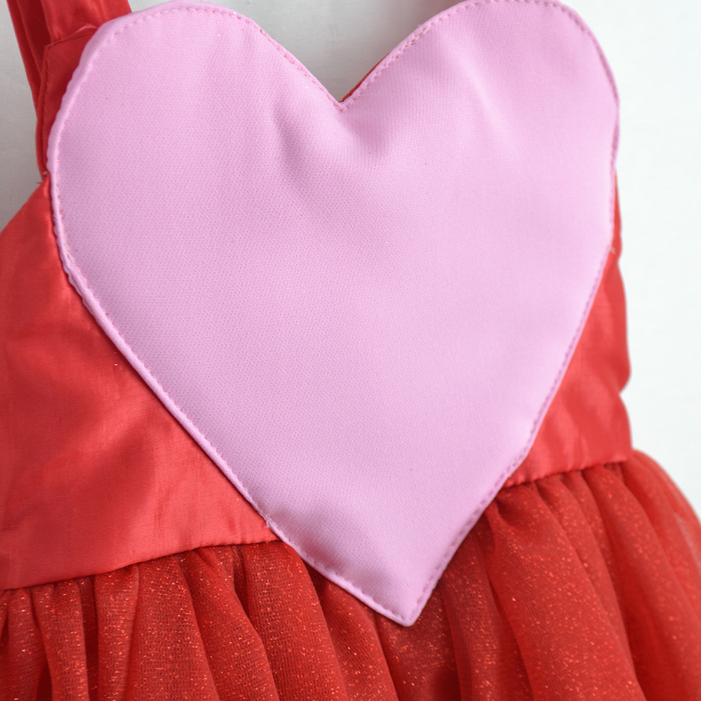 Vestido corazón San Valentin • VALENTINA 1 • tallas xch-ch-m-gr  • VENI0205