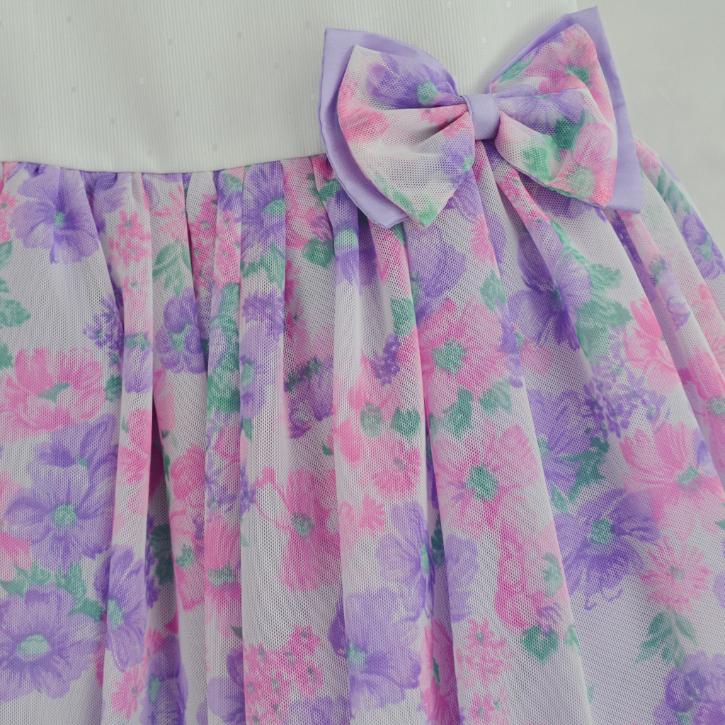 Vestido casual con tul • 4 a 11 años • Vania 2