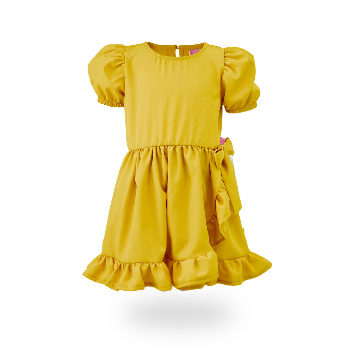 Vestido cruzado con moño bebé FLORY VEBB0035