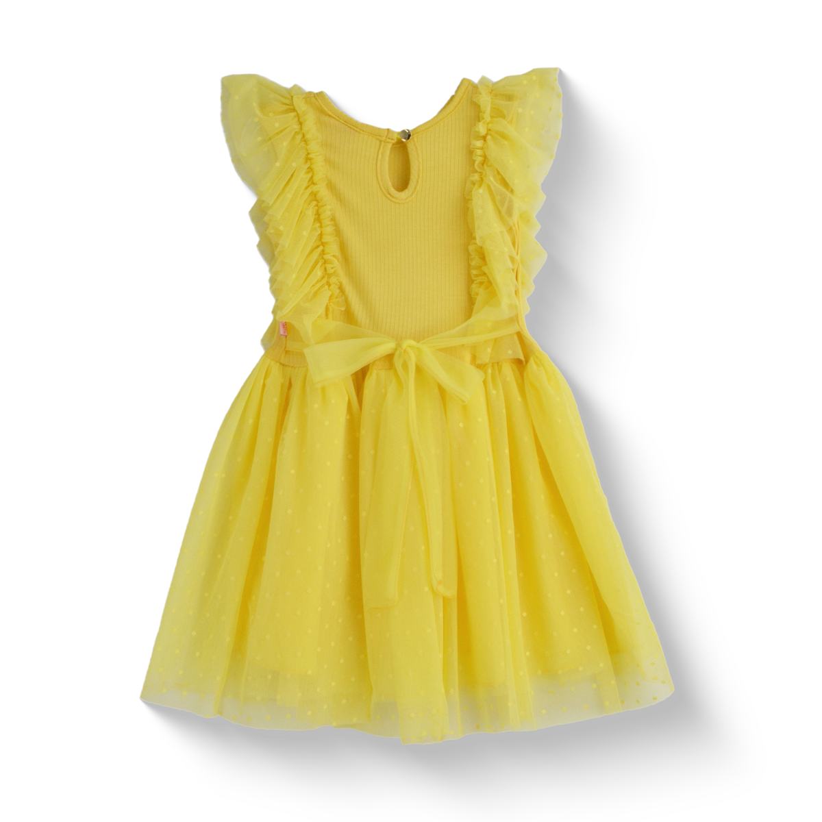 Vestido con olanes y falda tul | VEBB0142D | tallas 1-2-3