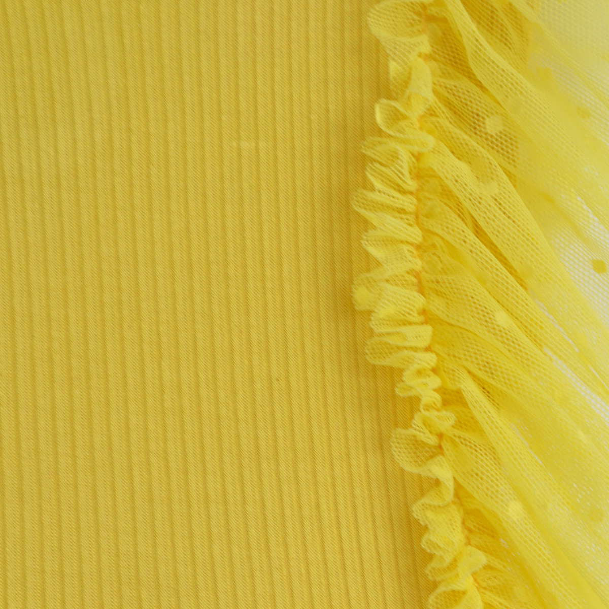 Vestido con olanes y falda tul | VEBB0142D | tallas 1-2-3