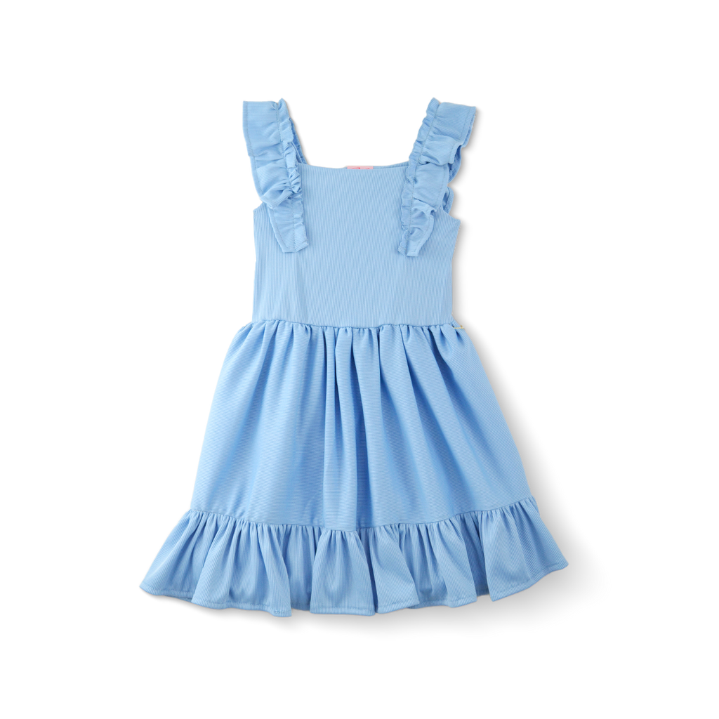 Vestido de tirantes con olanes • NATALI 1 • tallas 1-2-3 • VEBB0045