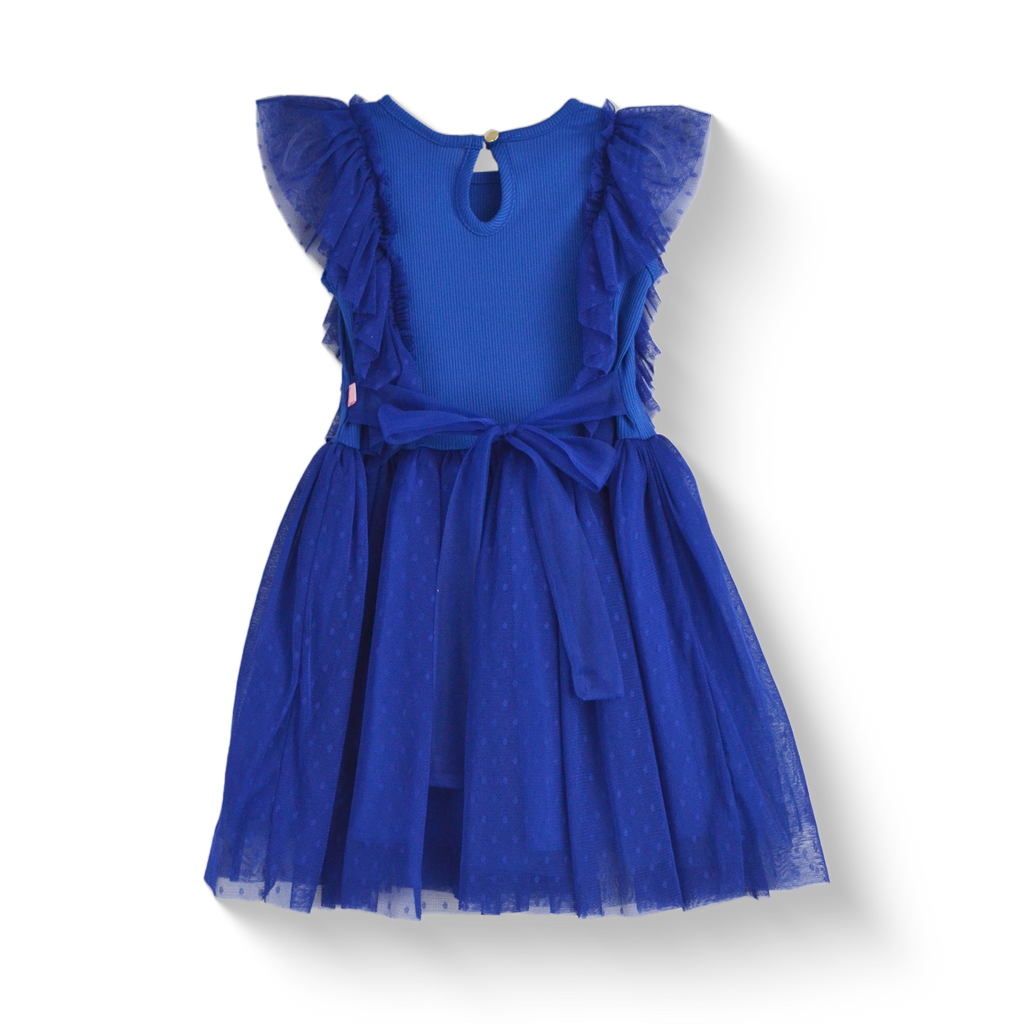 Vestido de tul bolitas •  VANIA 1 • tallas 1-2-3 • VEBB0142D
