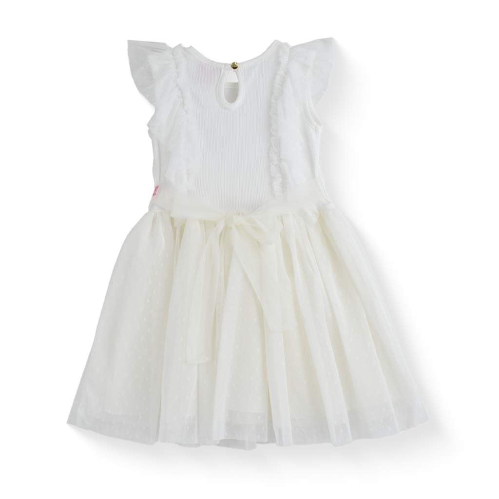Vestido de tul bolitas •  VANIA 1 • tallas 1-2-3 • VEBB0142D