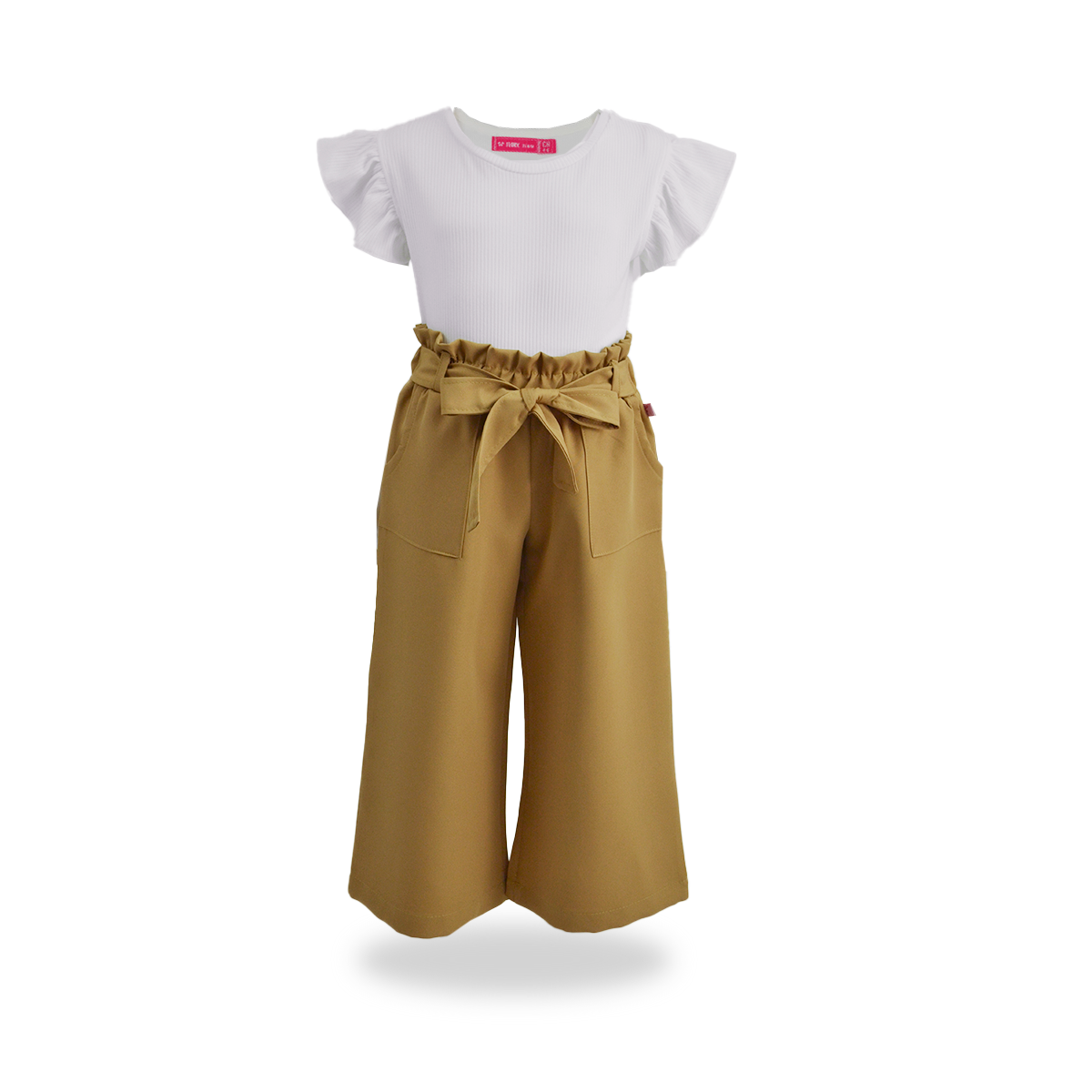 Conjunto blusa pantalón con moño niña FLORY CONI0011