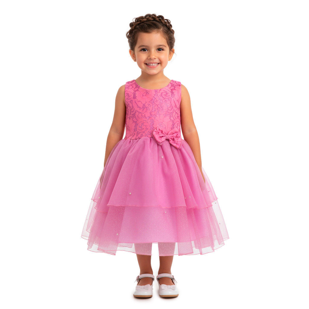 Vestido crochet con perlas  •  ANAHI 3  •   tallas xch-ch-m-gr-xg  • VENI0194