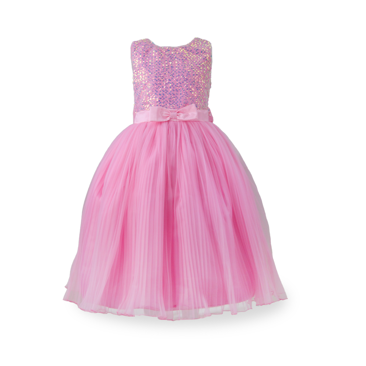 Vestido ceremonia de lentejuelas Niña Flory  VENI0144