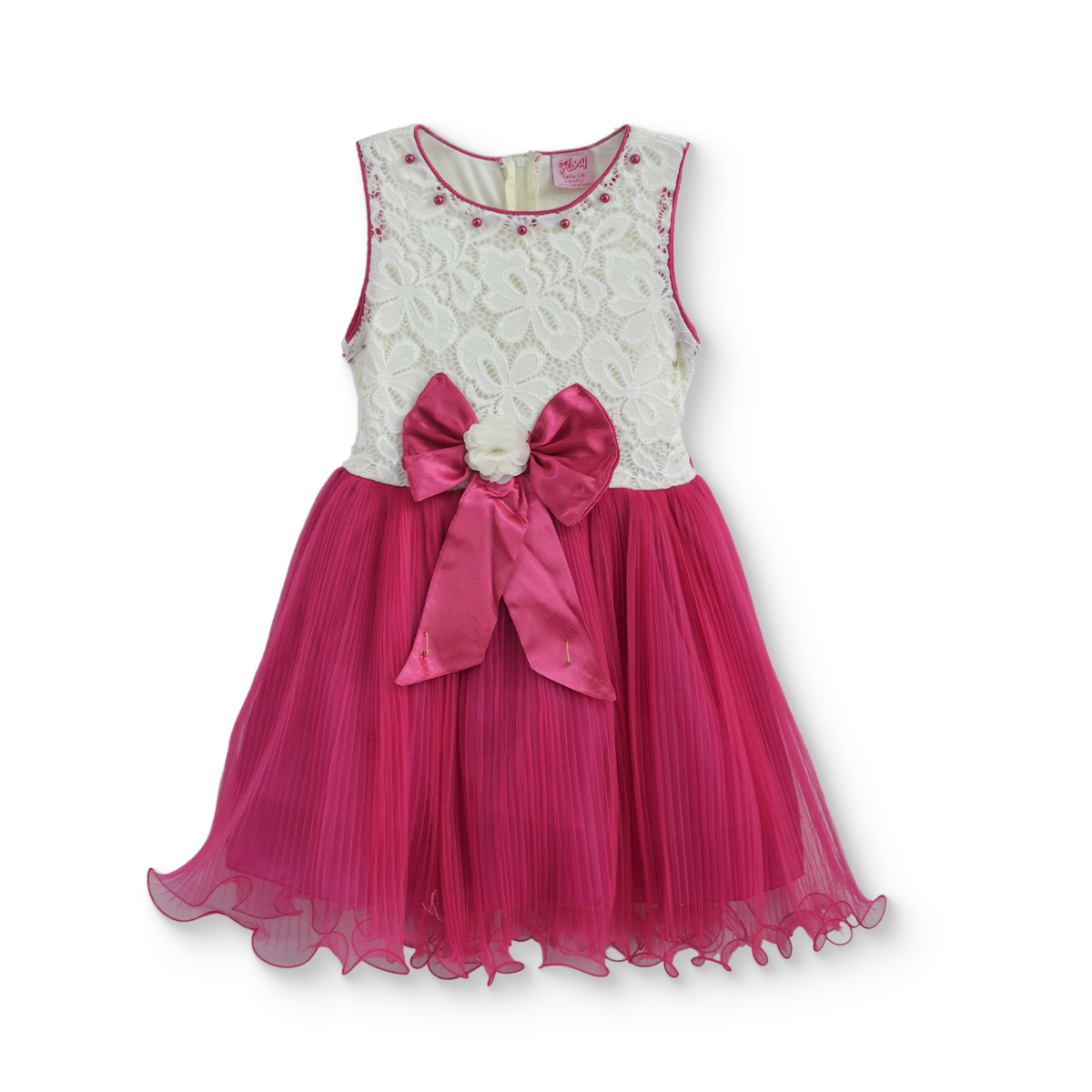 Vestido con moño para Niña Flory VENI0200