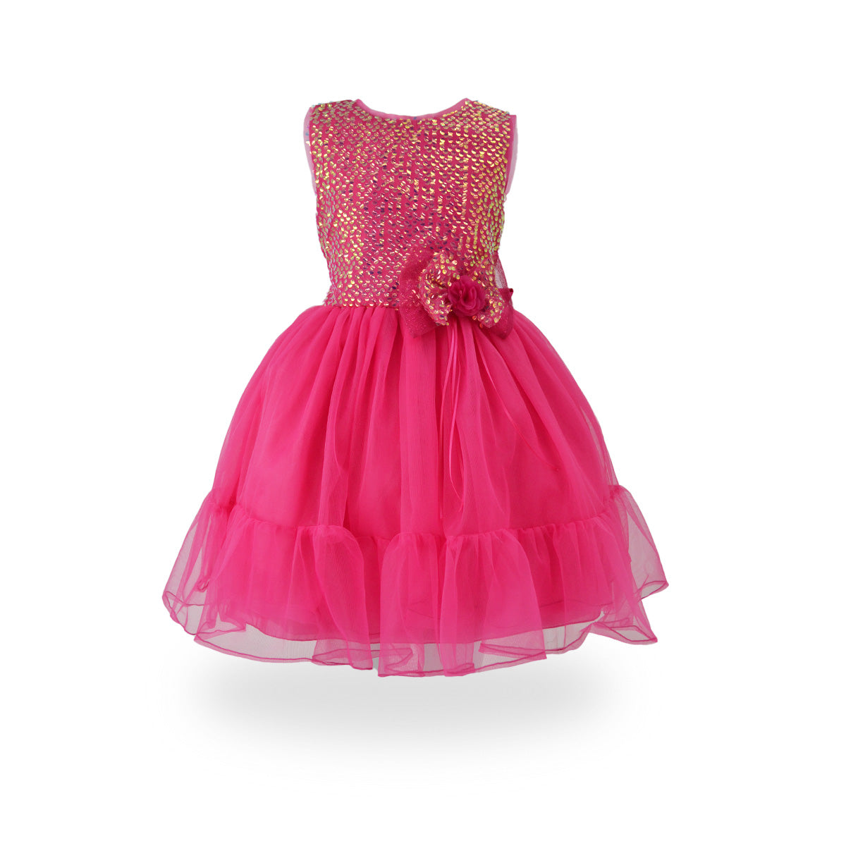 Vestido de Fiesta con Lentejuelas Niña Flory VENI0161