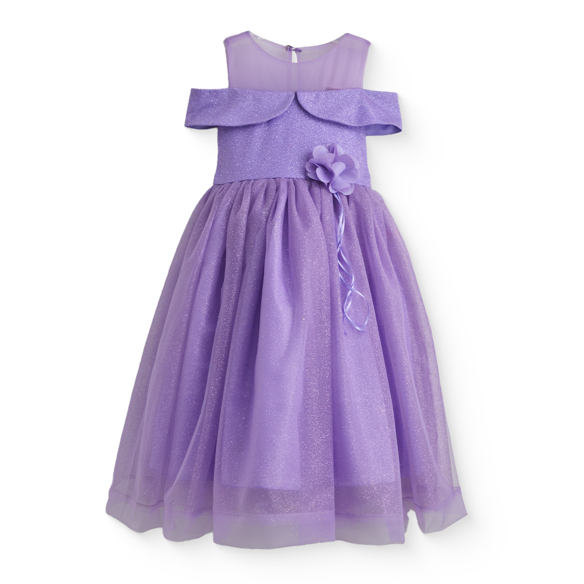 Ves de Gala con tul con brillos elegante | VENI0201 | tallas xch-ch-m-gr-xg