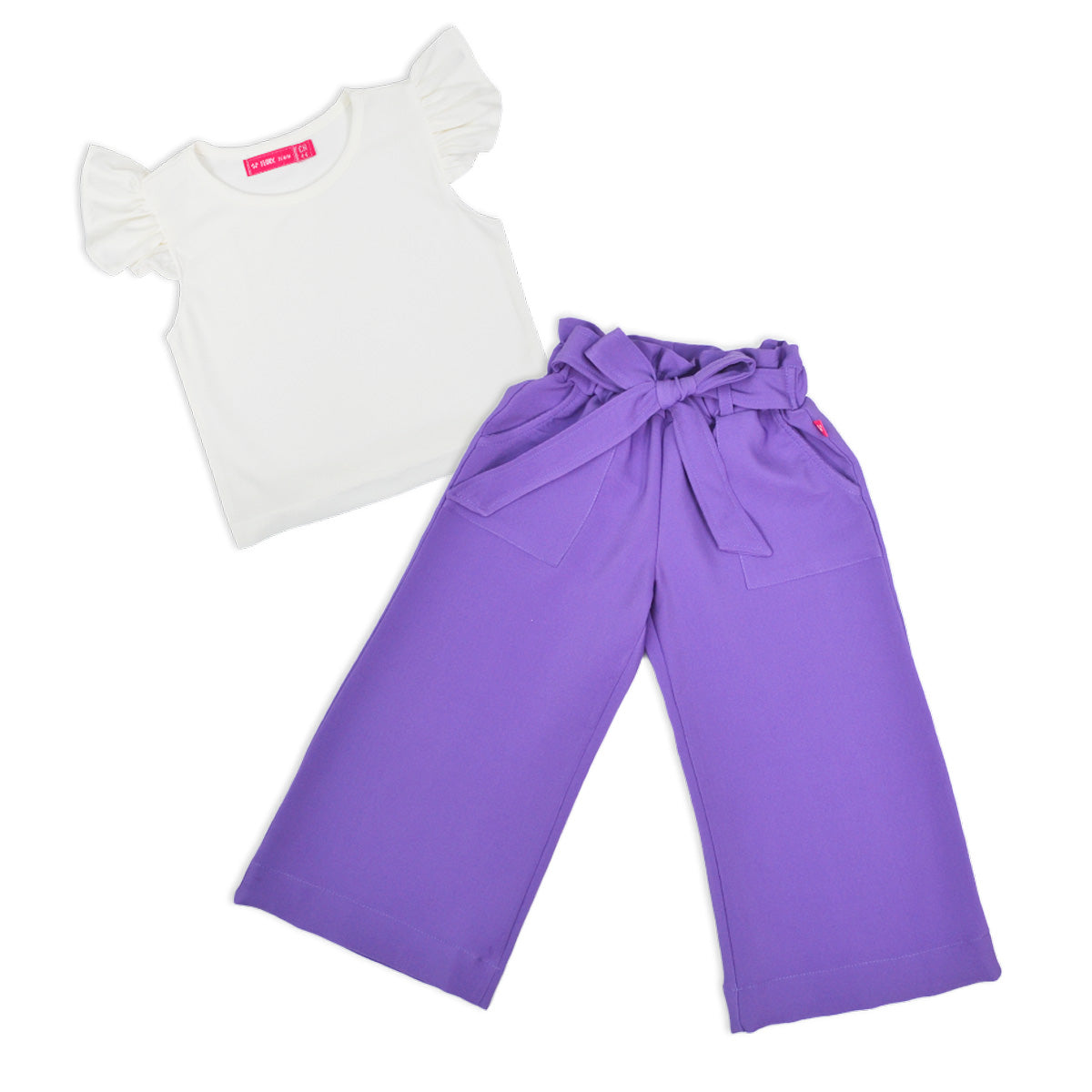 Conjunto blusa pantalón con moño niña FLORY CONI0011