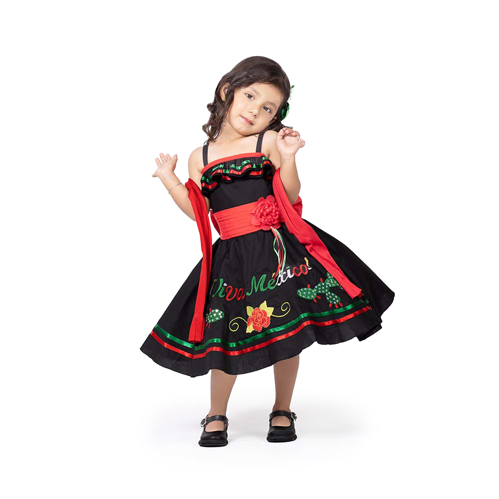 Vestido para fiestas patrias • LUPITA 3 • tallas ch-m-gr • VENI0052