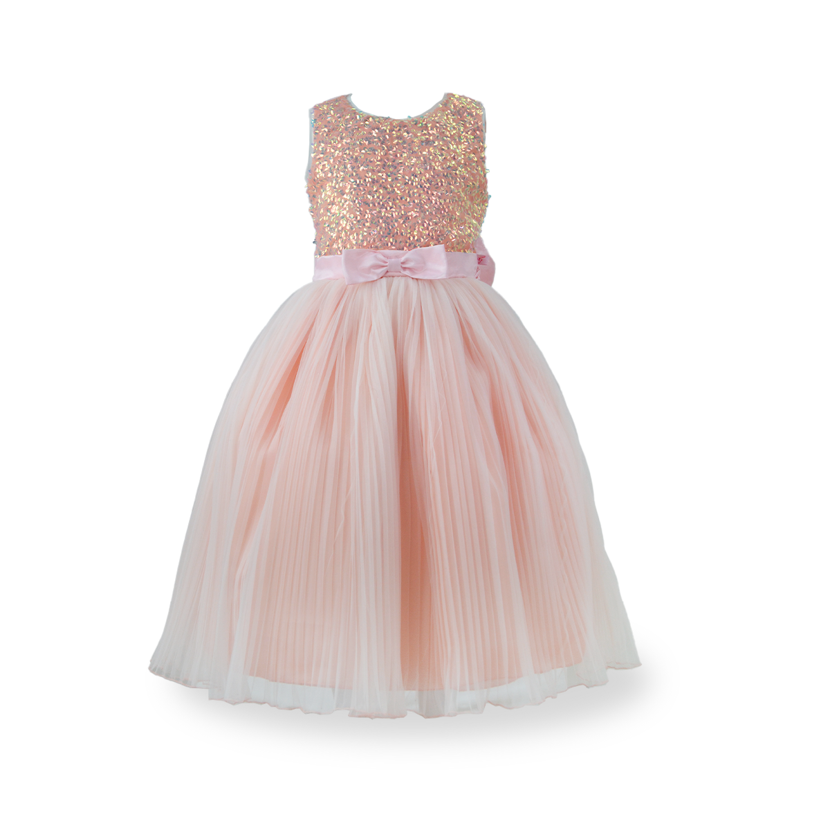Vestido ceremonia de lentejuelas Niña Flory  VENI0144