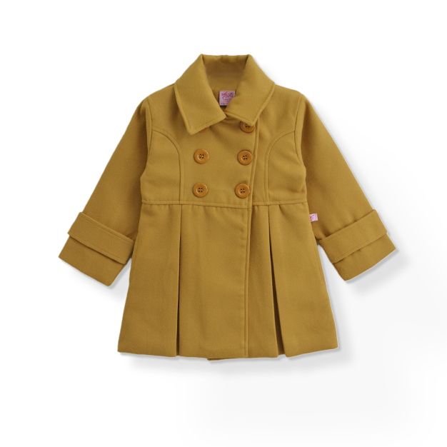 Abrigo de paño forrado con botones niña FLORY ABNI0001