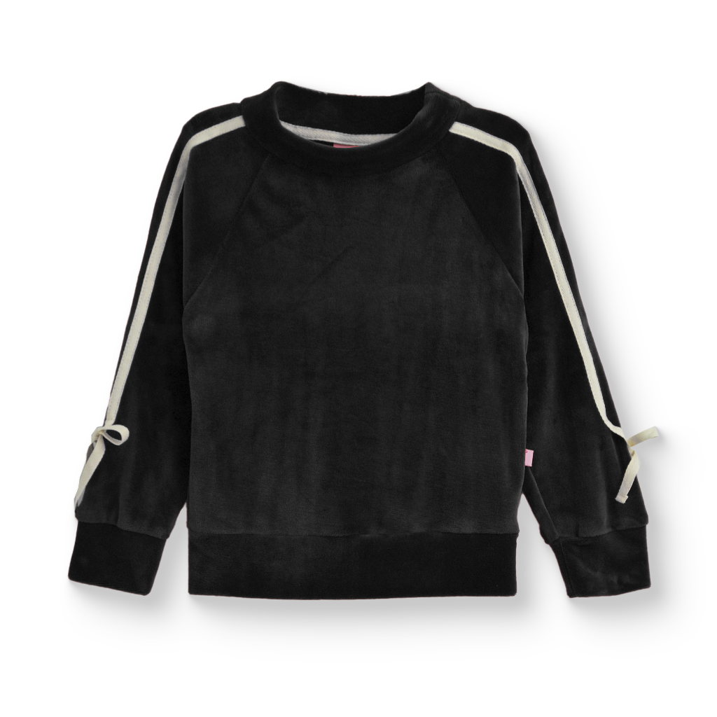 Conjunto aterciopelado con moños • DANIELA • tallas ch-m-gr • CONI0039