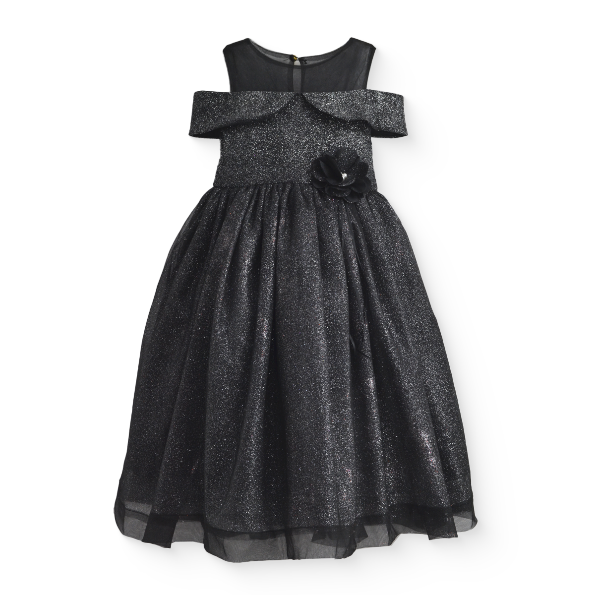 Ves de Gala con tul con brillos elegante | VENI0201 | tallas xch-ch-m-gr-xg