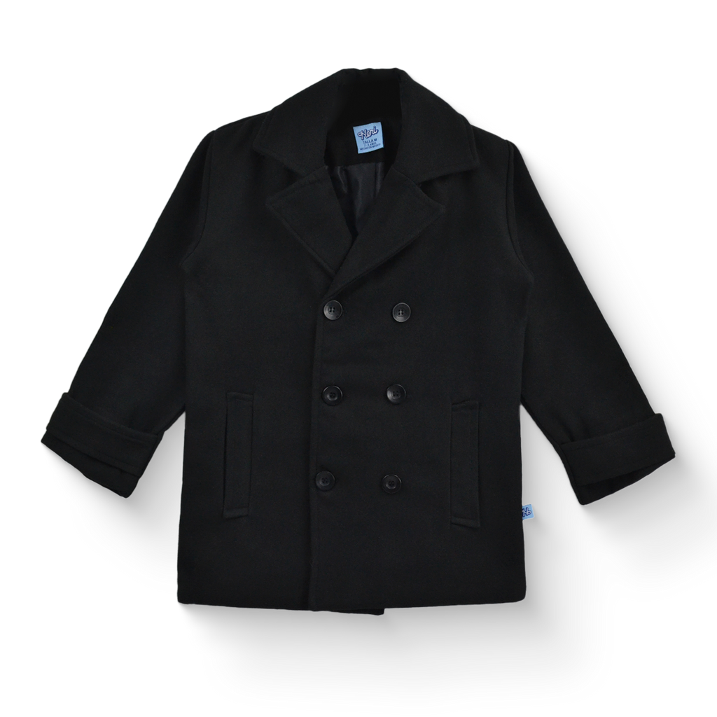 Lined wool coat with buttons | ABNN0001 | sizes S-M-L